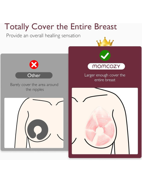 Paquete de Terapia para Senos Momcozy Rosa - Almohadillas Calientes y Frías Paquete de Terapia para Senos Momcozy Rosa - Almohadillas Calientes y Frías