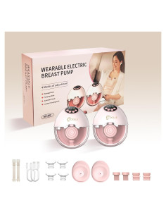 Extractor de Leche Eléctrico Coolle MY-382 Inalámbrico 24mm Rosa