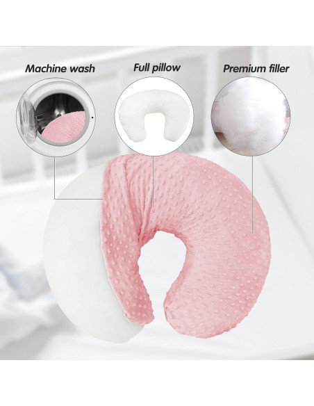 Comoda de Lactancia LAT Rosa Ergonomica y Lavable a Maquina Comoda de Lactancia LAT Rosa Ergonomica y Lavable a Maquina