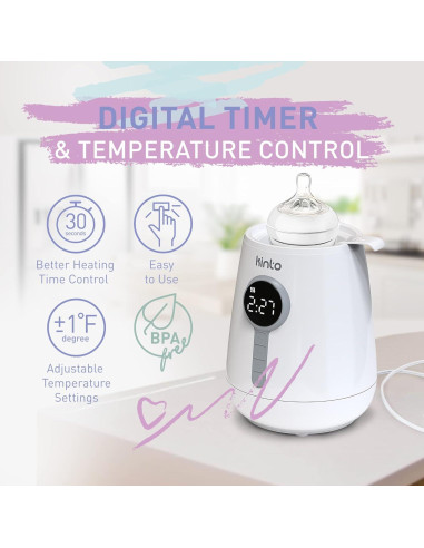 Calentador de Biberones Eléctrico HB-056E - Rápido y con Temporizador
