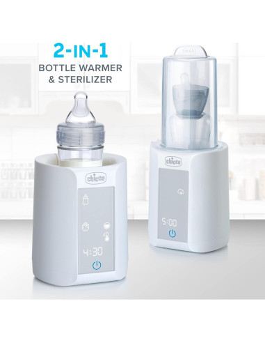 Calentador y Esterilizador Digital Chicco 2 en 1 para Biberones