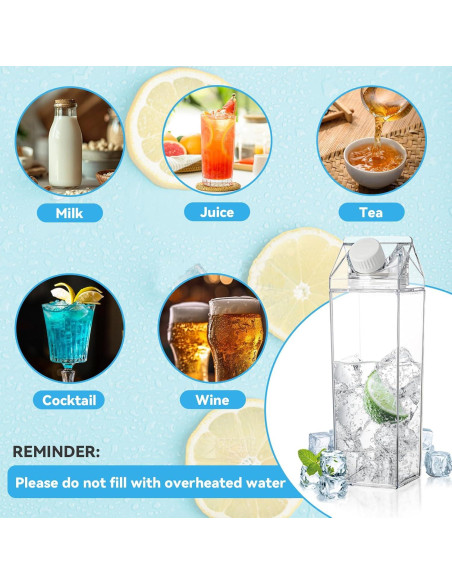 Paquete de 2 Botellas de Agua Canumer 1 L A Prueba de Fugas Paquete de 2 Botellas de Agua Canumer 1 L A Prueba de Fugas
