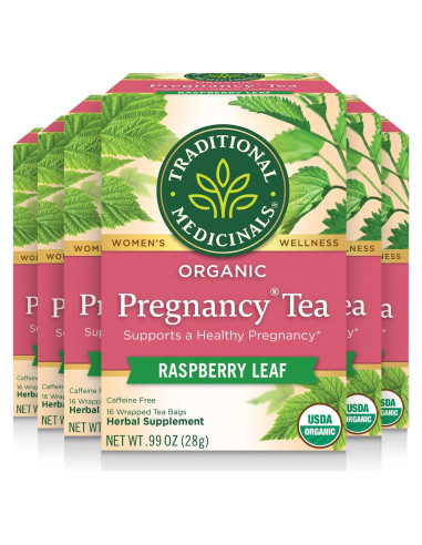 Té Orgánico para Embarazo Tradicional 96 Bolsitas - Sin Cafeína