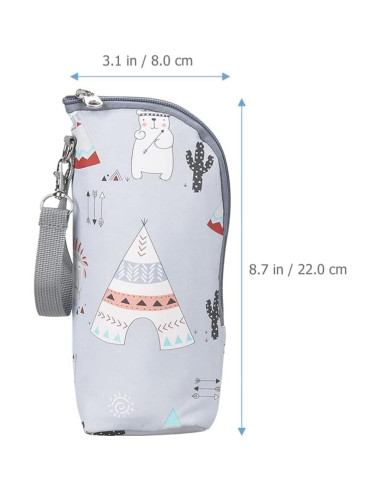 Bolsa Aislada para Botellas de Leche Kisangel 22cm