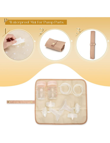Mochila Fasrom para Extractor de Leche con Nevera Rosa
