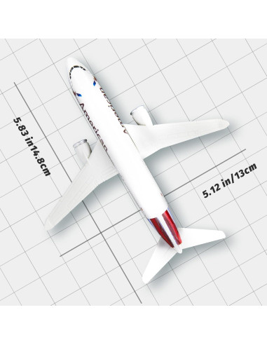 Modelo de Avión HANGHANG 1/400 Americano 14.8cm Detalle