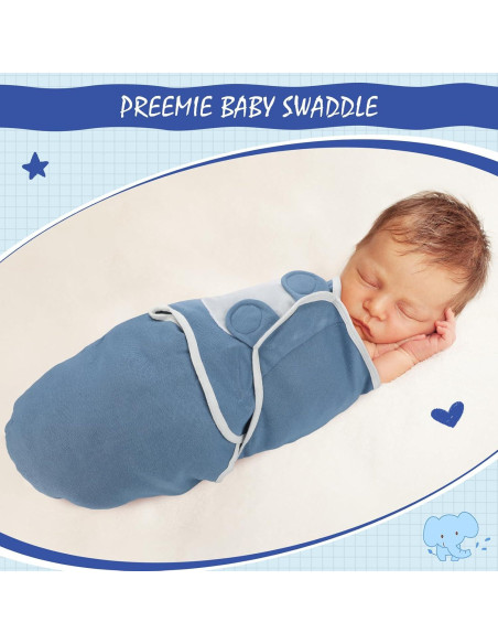 Manta Swaddle Prematuro VitalCozy Algodón Ajustable 60x50cm Manta Swaddle Prematuro VitalCozy Algodón Ajustable 60x50cm