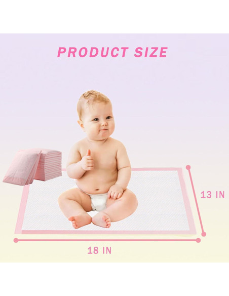 Almohadillas Desechables para Cambiar Bebés Nihao Honey 100 Unidades 33x46 cm Rosa Almohadillas Desechables para Cambiar Bebés Nihao Honey 100 Unidades 33x46 cm Rosa