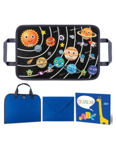 Conjunto de Historia Espacial WATINC 25 Piezas Fieltro 46x30cm