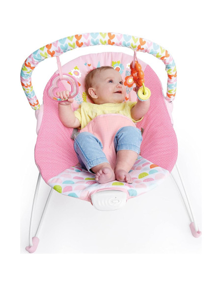 Asiento de rebote para bebés Bright Starts Unicornio Rosa 0-6 meses Asiento de rebote para bebés Bright Starts Unicornio Rosa 0-6 meses