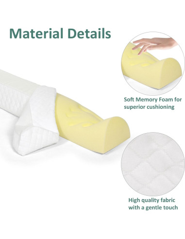 Protectores de Cama Shinnwa Espuma Viscoelástica Paquete de 2