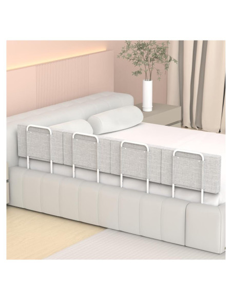 Barandilla de Cama OCBAiLi 200 cm Gris para Niños y Adultos Barandilla de Cama OCBAiLi 200 cm Gris para Niños y Adultos
