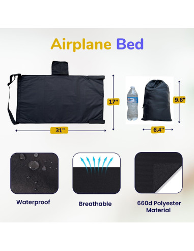 Cama de Viaje para Niños en Avión Nadiz - Extensor de Asiento