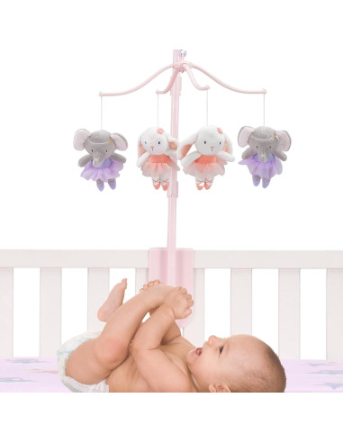 Móvil Musical para Cuna Tiny Dancer Bedtime Originals - Rosa