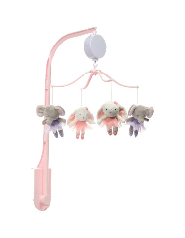 Móvil Musical para Cuna Tiny Dancer Bedtime Originals - Rosa