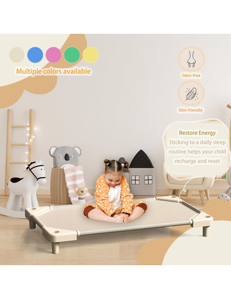 Camas apilables para preescolar NOUJULOUN 4 unidades beige claro Camas apilables para preescolar NOUJULOUN 4 unidades beige claro