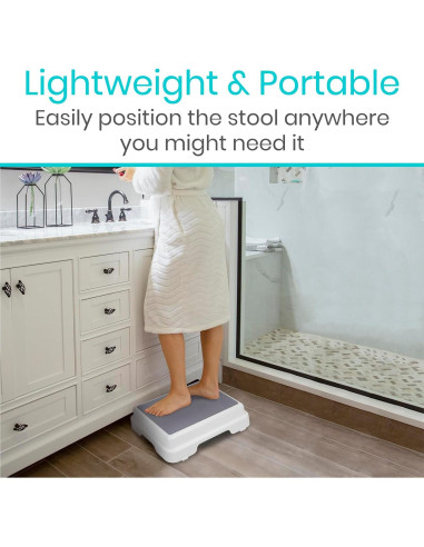 Escalón de Baño Antideslizante Vive 11.43 cm - Apilable