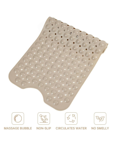 Alfombra de Baño Antideslizante Wirhao 99x40.6cm Marrón Alfombra de Baño Antideslizante Wirhao 99x40.6cm Marrón