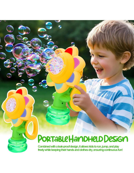 Máquina de Burbuja Recargable Vodolo 7 Colores para Niños Máquina de Burbuja Recargable Vodolo 7 Colores para Niños