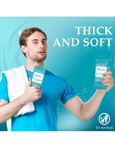 Toallitas Corporales Desechables Threlaco 300 Pcs Aloe