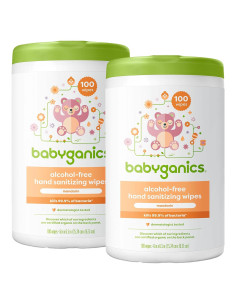 Toallitas desinfectantes Babyganics sin alcohol 200 unidades