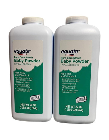 Polvo para Bebés Hipoalergénico Equate 622 g Almidón de Maíz