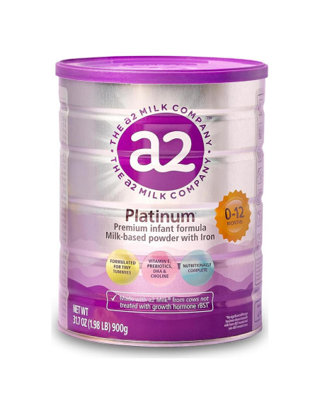 Fórmula Premium para Bebés a2 Platinum 896 g - Leche Entera Fórmula Premium para Bebés a2 Platinum 896 g - Leche Entera