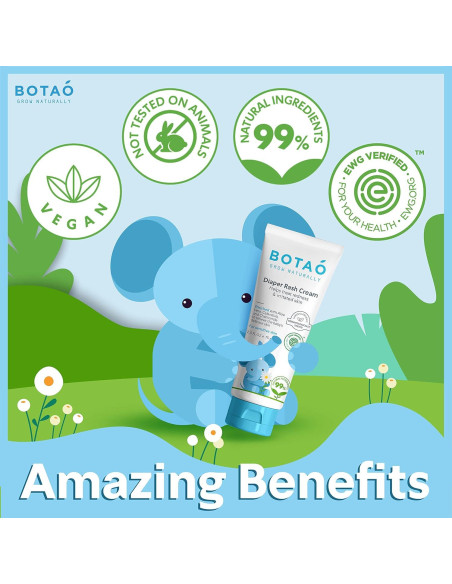 Crema Natural para Pañales Botao 70.87g - Alivio Erupciones Crema Natural para Pañales Botao 70.87g - Alivio Erupciones