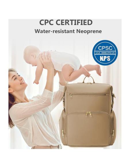 Mochila de Pañales CEI-CEI Neopreno Aislada con Almohadilla Mochila de Pañales CEI-CEI Neopreno Aislada con Almohadilla