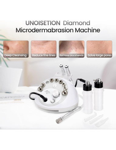 Máquina de Microdermoabrasión Facial UNOISETION MS-22P3N 3 en 1