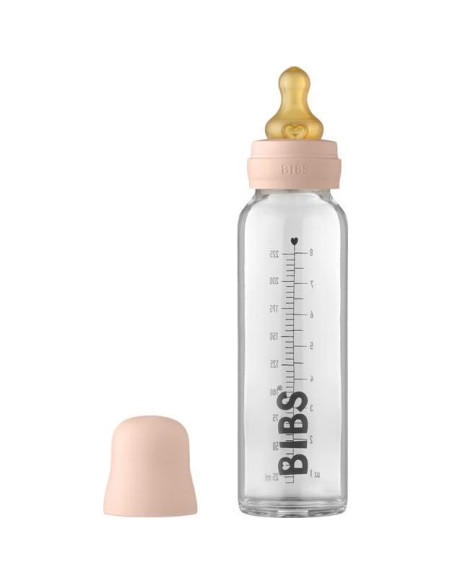 BIBS Botellas de Vidrio para Bebés 225 ml Anti-Cólicos BIBS Botellas de Vidrio para Bebés 225 ml Anti-Cólicos