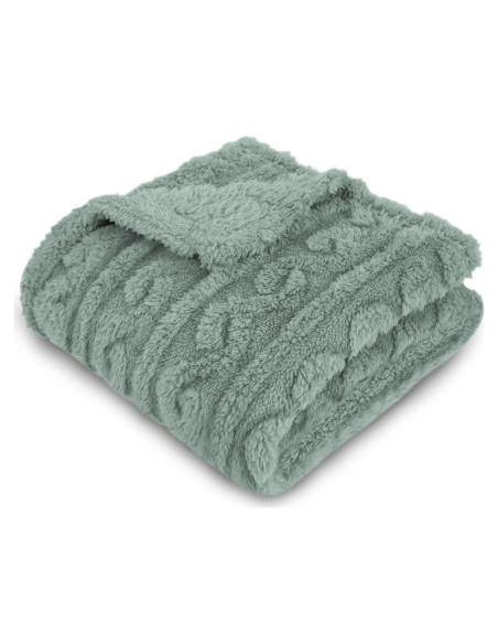 Manta para Bebés HOMRITAR 3D Suave 76x102 cm Verde Celadón Manta para Bebés HOMRITAR 3D Suave 76x102 cm Verde Celadón