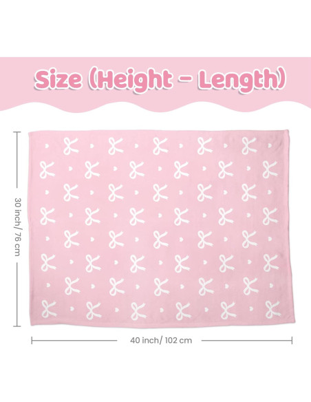 Manta Minky para Bebé SANDJEST 76 x 102 cm Lazo Suave Manta Minky para Bebé SANDJEST 76 x 102 cm Lazo Suave