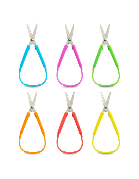 Tijeras Mini Loop Suministros Especiales 14 cm Paquete 6 Tijeras Mini Loop Suministros Especiales 14 cm Paquete 6