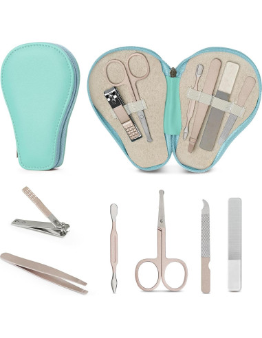 Set de Cuidado de Uñas Eléctrico Haakaa Menta Pradera