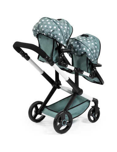 Cochecito para Muñecas Gemelas Bayer Pram Xeo Twin 46 cm