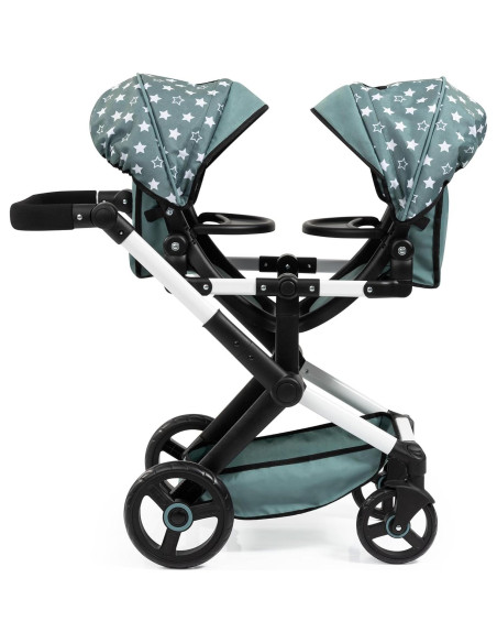 Cochecito para Muñecas Gemelas Bayer Pram Xeo Twin 46 cm Cochecito para Muñecas Gemelas Bayer Pram Xeo Twin 46 cm
