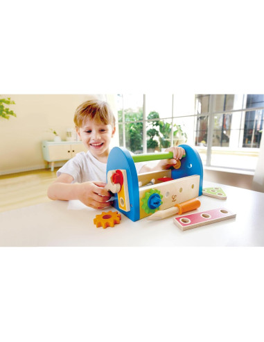 Caja de Herramientas Hape Fix-It 30 Piezas para Niños