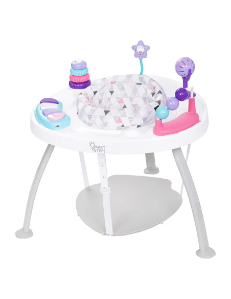 Centro de Actividad 3-en-1 Baby Trend Smart Steps Rosa