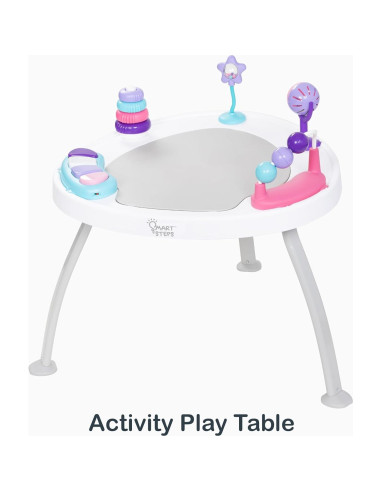 Centro de Actividad 3-en-1 Baby Trend Smart Steps Rosa
