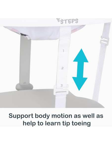 Centro de Actividad 3-en-1 Baby Trend Smart Steps Rosa
