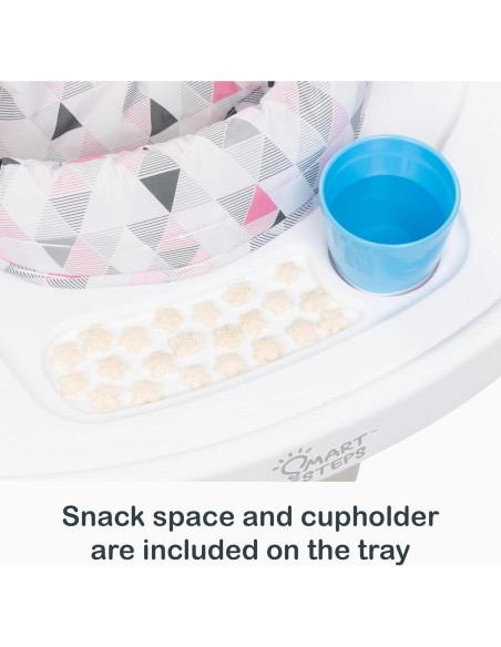 Centro de Actividad 3-en-1 Baby Trend Smart Steps Rosa