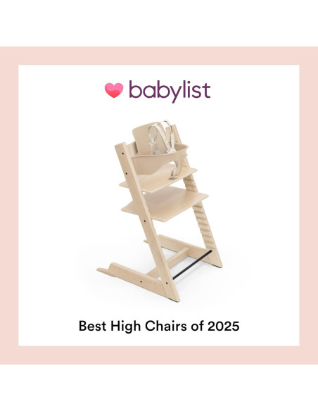 Silla Tripp Trapp Stokke Natural Ajustable Ergonómica Silla Tripp Trapp Stokke Natural Ajustable Ergonómica