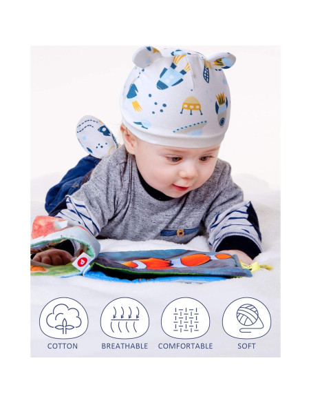Conjunto Geyoga 18 Piezas: Gorro, Manoplas y Calcetines Bebé 0-6 Meses Conjunto Geyoga 18 Piezas: Gorro, Manoplas y Calcetines Bebé 0-6 Meses