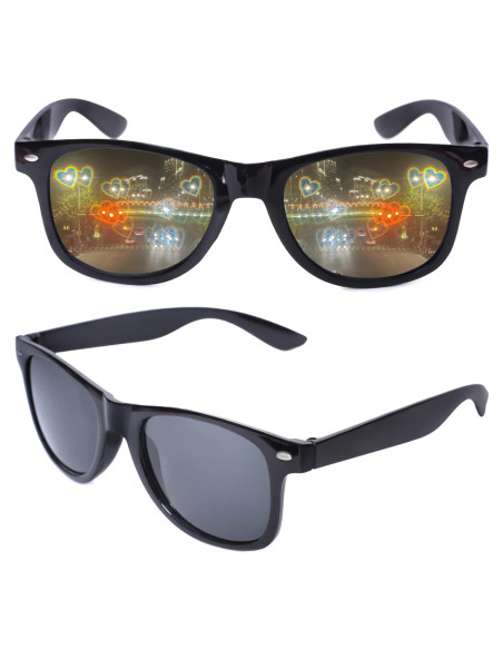 Gafas de Difracción Efecto Corazón para Fiesta - Regalo Amor Gafas de Difracción Efecto Corazón para Fiesta - Regalo Amor
