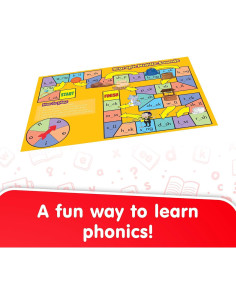 Juego de Tablero de Fonética Junior Learning, 6 Fichas, 4-5 Años 2