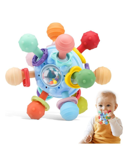 Mordedor Sensorial para Bebés Tirol - Silicona Sin BPA 0-18 Meses Mordedor Sensorial para Bebés Tirol - Silicona Sin BPA 0-18 Meses