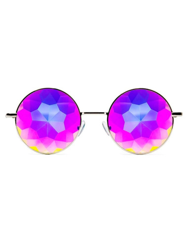 Gafas de Caleidoscopio GloFX Imagine - Marco Metal - Efecto Arcoíris
