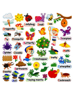 Kit de Juego Interactivo PENGFULL Piezas de Fieltro Insecto