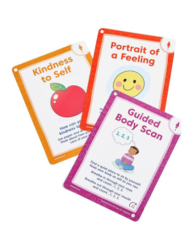 Tarjetas de Tarea Social Emocional hand2mind 64 Piezas 3+ Años